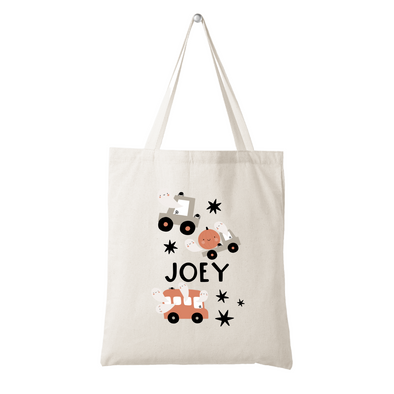 Ghostly Cars - Personalized Halloween Trick-or-Treat Bag - Perfect for Trick or Treating