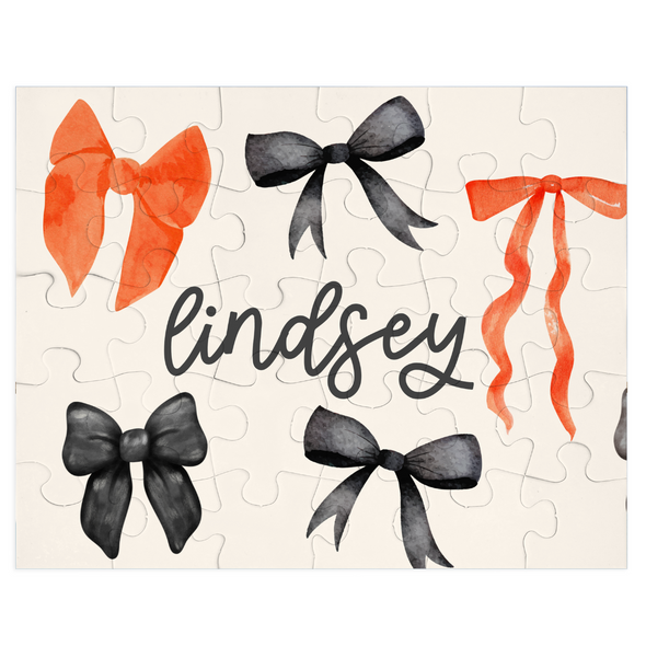 Halloween Bows - Personalized Puzzle