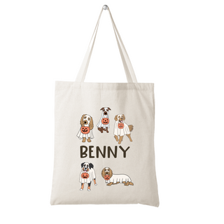 Halloween Dogs - Personalized Tote