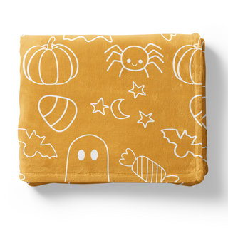 Halloween Doodles - Personalized Blanket