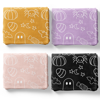 Halloween Doodles - Personalized Blanket