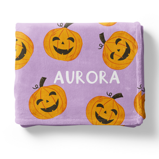 Happy Pumpkins - Personalized Blanket