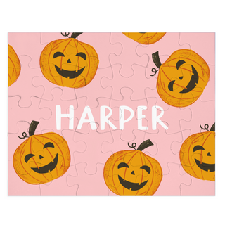 Happy Pumpkins - Personalized Puzzle