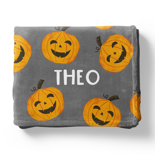 Happy Pumpkins - Personalized Blanket