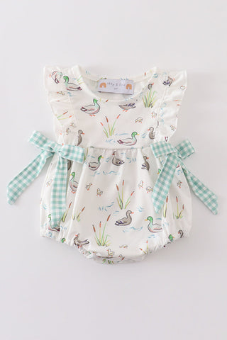 Sage Mallard Floral Bubble
