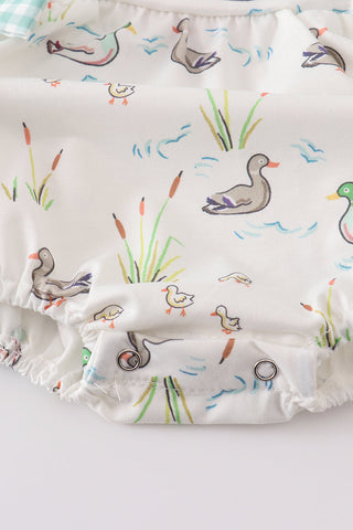 Sage Mallard Floral Bubble