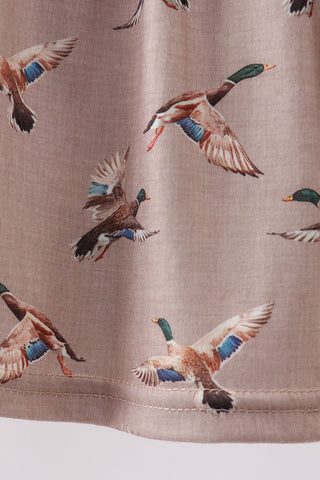 Green Mallard Embroidered Bloomer Set