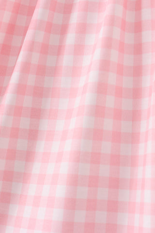 Pink Apple Bus Smocked Dress