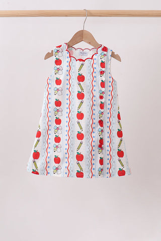 Red Apple Pencil Dress