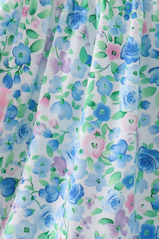 Blue Floral Dress