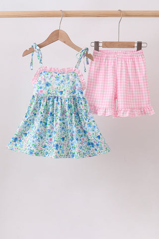 Blue Floral Set