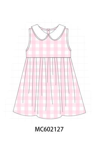 Pink gingham Dress