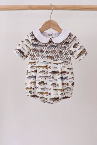 Fish Smocked Bubble