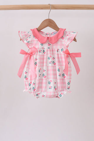 Pink Floral Ruffle Bubble
