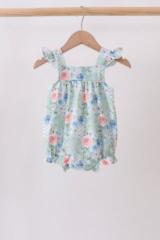 Floral Smocked Bubble