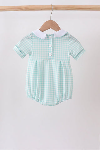 Green Gingham Bubble
