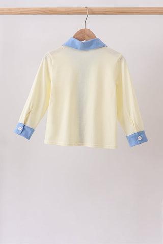 Cream button down shirt