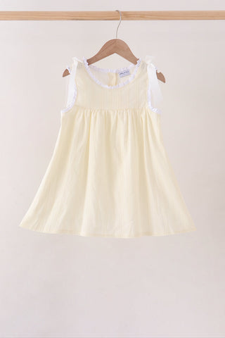 Beige Jacquard Lace Dress