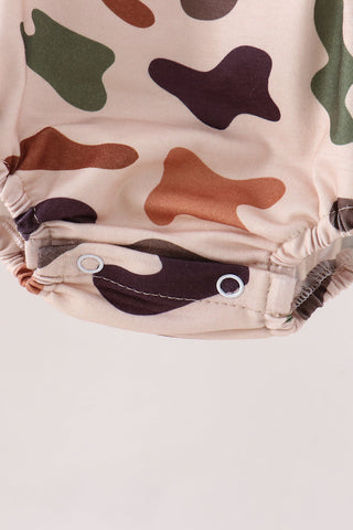 Camouflage Pumpkin Embroidery Bubble