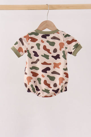 Camouflage Pumpkin Embroidery Bubble