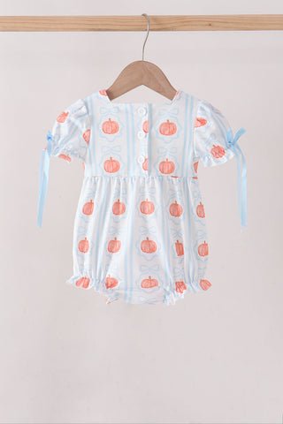 Blue Pumpkin Embroidery Bubble