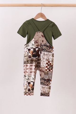 Forest Hunting bamboo 2pc set
