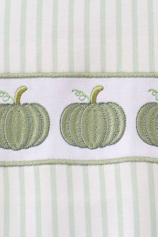 Sage Pumpkin Embroidery Bubble