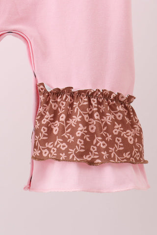 Pink Mallard Applique Romper