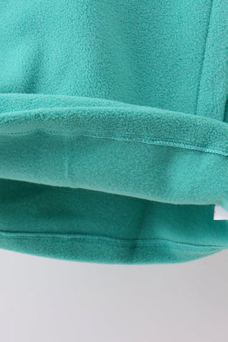 Turquoise Fleece Bow Coat