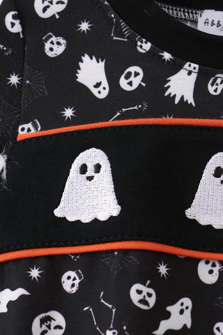 Orange Ghost Embroidery Bubble
