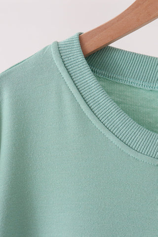 Sage Nutcracker Sequin Mom&me Top