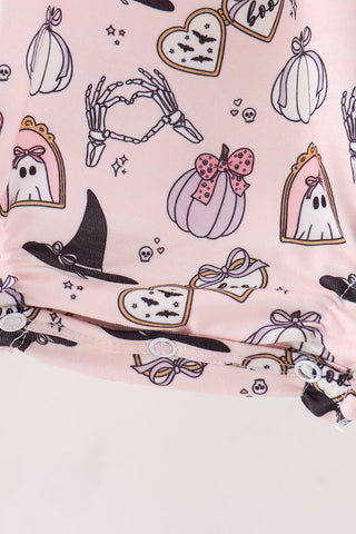 Pink Spooky embroidery bubble