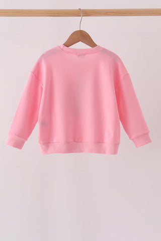 Pink Santa Baby French Knot Mom&me Top