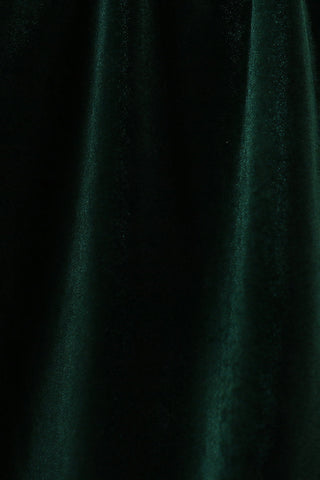 Forest velvet Ruffle Dress