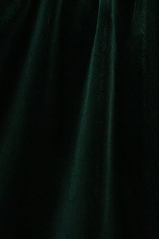 Forest velvet Ruffle Dress