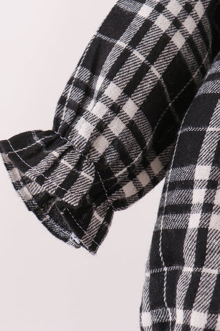 Black&white plaid bubble