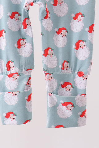 Sage santa claus bamboo romper