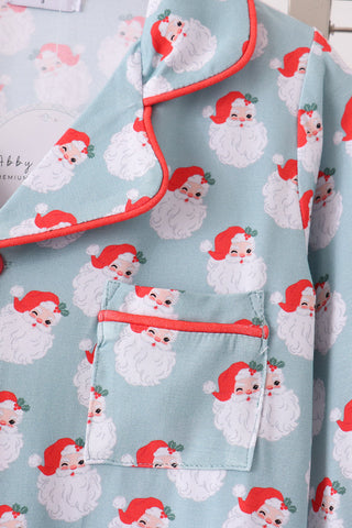 Sage santa claus bamboo pants set