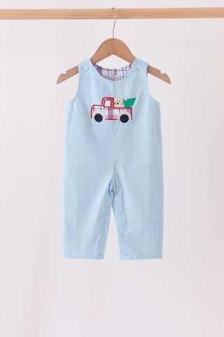 Blue plaid deer reversible jonjon