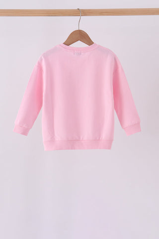 Pink christmas tree sweatshirt