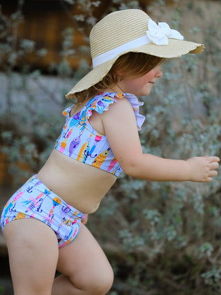 Fish Print Boutique Swimsuit