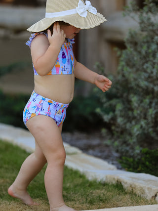 Fish Print Boutique Swimsuit