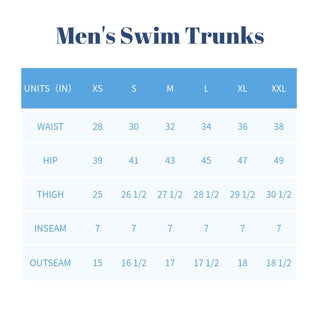 Blue stripe men swim trunks