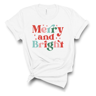 Merry & Bright Retro - Tee Shirt