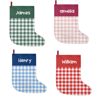 Plaid - Personalized Stockings