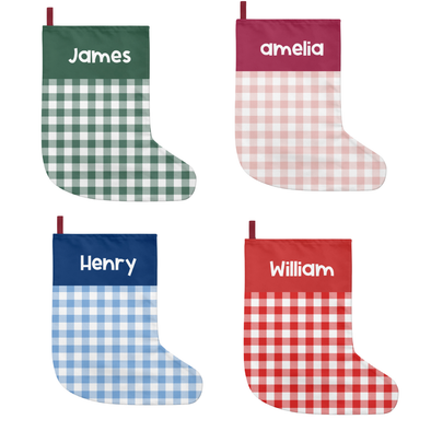 Plaid - Personalized Stockings