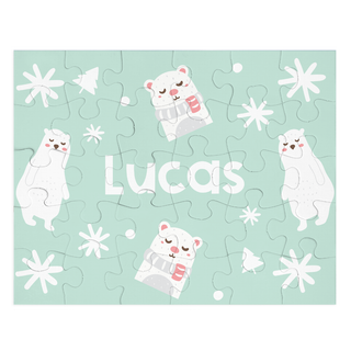 Polar Bear Dreams - Personalized Puzzle