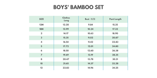 Forest Hunting Bamboo Pocket Pajama set