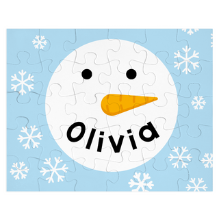 Snowmen - Personalized Puzzle