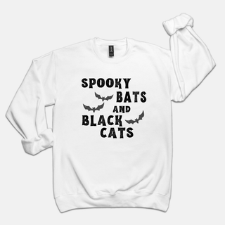 Spooky Bats and Black Cats - Sweatshirt